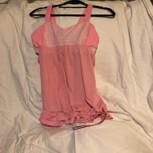 Pink lululemon tank top - M